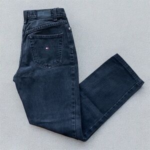 Vintage 90s Tommy Hilfiger Jeans Women’s 4 Black Denim VTG 27x28 Y2K